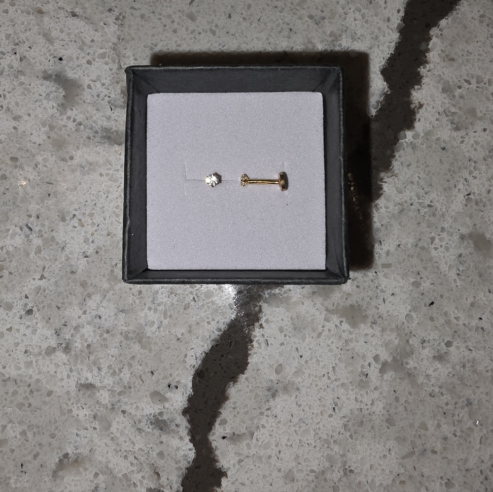 Tiny Gold Nose/Lip Stud